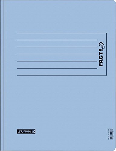 Brunnen Schnellhefter, aus Pappe, 13 Farben, extra stark, 375 g/m² Pacco da 10 himmelblau von BRUNNEN