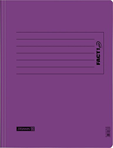 Brunnen Schnellhefter, aus Pappe, 13 Farben, extra stark, 375 g/m² Pacco da 10 lilla von BRUNNEN