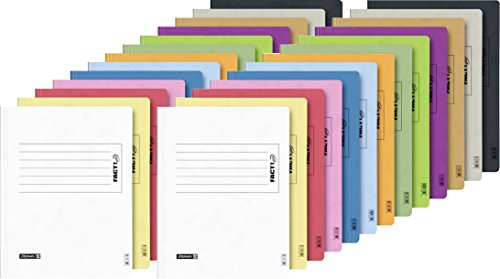 Brunnen Schnellhefter, aus Pappe, 13 Farben, extra stark, 375 g/m², 26er MegaPack, Tutti i colori, 1 von BRUNNEN