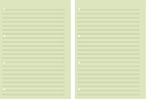 Brunnen Schulblock A4 Lineatur 3, 3. Klasse, 50 Blatt, Premium (Packung mit 2) von BRUNNEN