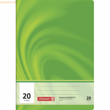 Brunnen Schulheft Young Vivendi A4 Lineatur 20 90 g/qm 16 Blatt Brunnen Schulheft Young Vivendi A4 Lineatur 20 90 g/qm 16 Blatt von Brunnen