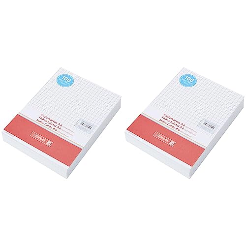 Karteikarte A6 kar ws 100St (Packung mit 2) von BRUNNEN