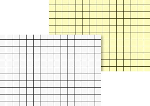 Karteikarten kariert (A8 - 5,2 x 7,4 cm / Gelb) 100 Stück von Brunnen