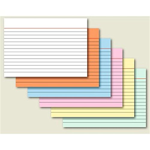 Karteikarten liniert, A5, 190 g/qm, grün Karteikarten liniert, A5, 190 g/qm, grün von Brunnen