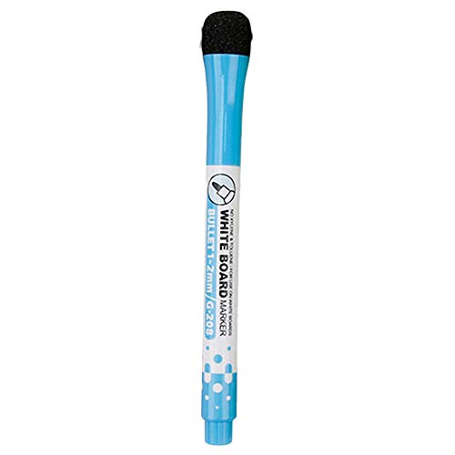 Brussel Whiteboard-Stift, magnetisch, trocken abwischbar, feine Spitze, löschbar, Whiteboard, Schreiben, Zeichnen, Marker für Klassenzimmer, Arbeit, Kalender, Blau, 1 Stück Brussel Whiteboard-Stift, magnetisch, trocken abwischbar, feine Spitze, löschbar, Whiteboard, Schreiben, Zeichnen, Marker für Klassenzimmer, Arbeit, Kalender, Blau, 1 Stück von Brussel