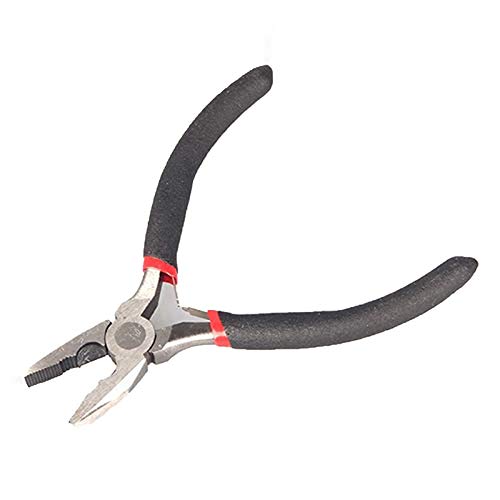Brüssel08 Mini-Schmuckzange, handgefertigt, für Schmuckherstellung, Schmuck-Zange, Kette, runde Gebogene Nase, Perlen-Zange für Schmuckherstellung, Reparaturbedarf, Karbonstahl, 5# Brüssel08 Mini-Schmuckzange, handgefertigt, für Schmuckherstellung, Schmuck-Zange, Kette, runde Gebogene Nase, Perlen-Zange für Schmuckherstellung, Reparaturbedarf, Karbonstahl, 5# von Brussels
