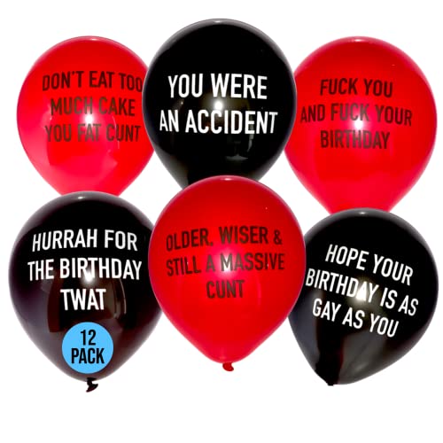 Brutal Geburtstagsballons – lustiger, unhöflicher missbräuchlicher Geburtstag – Ausgabe 2020 von Brutal