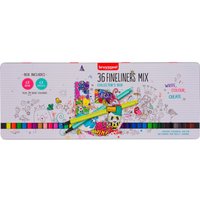 Bruynzeel Fineliner-Set 36 Farben von Multi