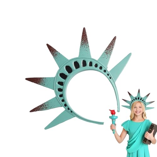Bsbkoj 4th of July Outfits, Statue of Goddess Costume, Patriotic Holiday Wear, Lightweight Festliches Accessory Prop Portable Compact Ideal for Independence Day, School Events and Halloween von Bsbkoj