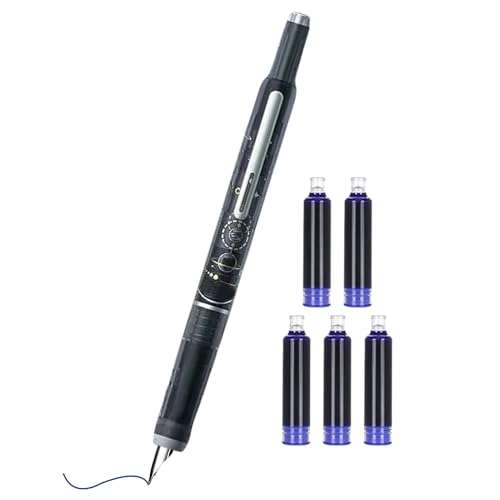 Bsbkoj Ausziehbarer Füllfederhalter | 0.38mm Verschwindbar Füllfederhalter Mit Feiner Feder Schreibgerät Set,Schreibmaterial Für Familie Freunde Büro Schule Journaling Skizzieren Markieren Bsbkoj Ausziehbarer Füllfederhalter | 0.38mm Verschwindbar Füllfederhalter Mit Feiner Feder Schreibgerät Set,Schreibmaterial Für Familie Freunde Büro Schule Journaling Skizzieren Markieren von Bsbkoj