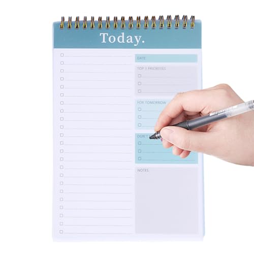 Bsbkoj Checklist Pad, Writing Pad Organizer, 52 Sheets Productivity Things to Memo Pads, Portable Daily Planner Notebook, Task Organizers for School, Tasks and Goals, 10.31x6.5 inches Bsbkoj Checklist Pad, Writing Pad Organizer, 52 Sheets Productivity Things to Memo Pads, Portable Daily Planner Notebook, Task Organizers for School, Tasks and Goals, 10.31x6.5 inches von Bsbkoj