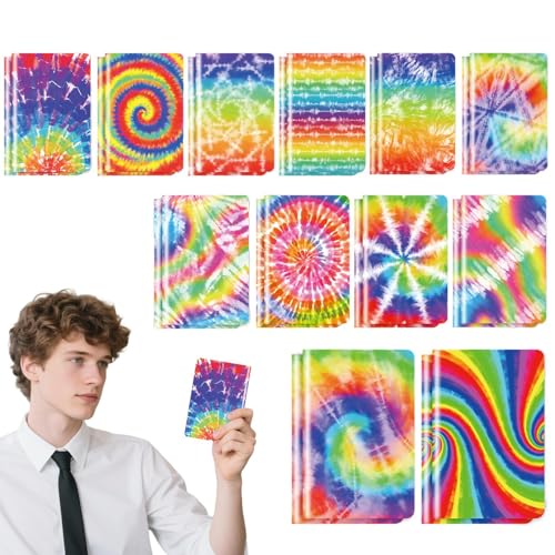 Bsbkoj Knotenbatik Notizblock - 24 Stück Motivierende Kompakt Notizbücher - Bunte Schreibwaren Party Mitgebsel für Schule Büro Zuhause Bsbkoj Knotenbatik Notizblock - 24 Stück Motivierende Kompakt Notizbücher - Bunte Schreibwaren Party Mitgebsel für Schule Büro Zuhause von Bsbkoj