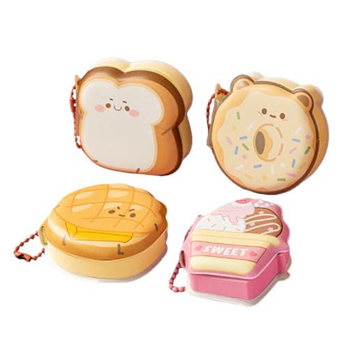 Cartoon Sticky Notes Set, 4PCS Cute Notepad Pads, Stationery Sticky Pad, Decorative Desk Accessories for Memo Writing, Tension Reliefs, Daily Reminders, School, 2.36x2.36 inches von Bsbkoj