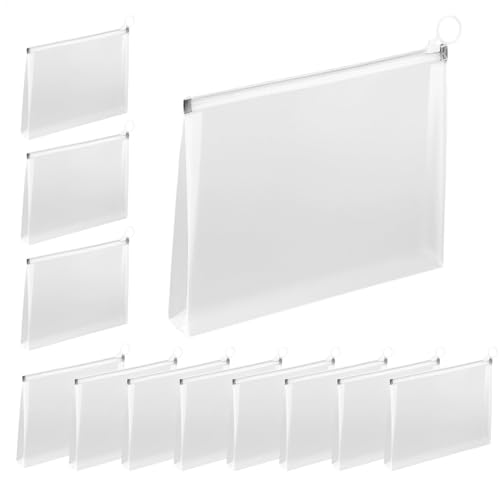 Dokumententaschen-Set, A4, A5, wasserabweisend, 12-teiliges Beutel-Set, Organisation verschiedener Dokumente, stabiles PP-Material, Prüfungspapiere, Schreibwaren, Multi-Schulbedarf-Organizer Dokumententaschen-Set, A4, A5, wasserabweisend, 12-teiliges Beutel-Set, Organisation verschiedener Dokumente, stabiles PP-Material, Prüfungspapiere, Schreibwaren, Multi-Schulbedarf-Organizer von Bsbkoj