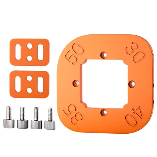 Eckenradius-Routing-Vorlage, 4-in-1 Hilfswerkzeug für runde Ecken, professionelle Holzbearbeitung, runde Ecken, Positionierungsform, 14 x 14 x 0,8 cm von Bsbkoj