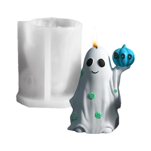 Halloween Seifenformen - 3,66 Zoll Kürbis- und Ghost -Harz -Silikon für Seifenherstellung, Kerzenferien, Epoxidharze, Gips, Partybevorzugungen, Deskor für Desks, Urlaubsdekorationen für Kinder, Erwach Halloween Seifenformen - 3,66 Zoll Kürbis- und Ghost -Harz -Silikon für Seifenherstellung, Kerzenferien, Epoxidharze, Gips, Partybevorzugungen, Deskor für Desks, Urlaubsdekorationen für Kinder, Erwach von Bsbkoj