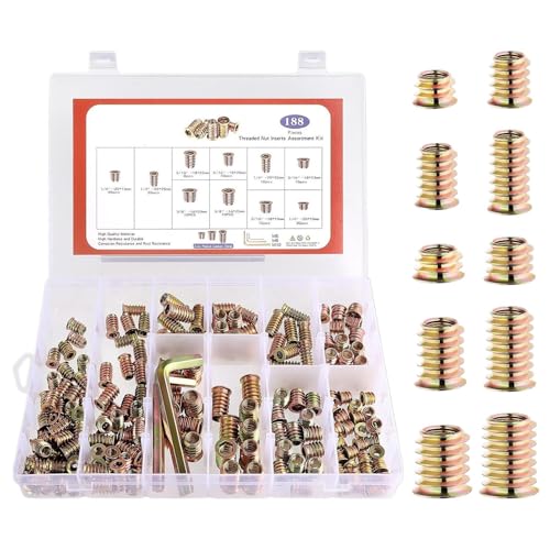Hexagon Socket Nuts Set, Hex Assortment Kit, Strong Bolt Fasteners, Includes Hex Spanner Tool, Organized Storage Box, for Fiberboard, Plywood, Pine, Furniture, Home Hardware Hexagon Socket Nuts Set, Hex Assortment Kit, Strong Bolt Fasteners, Includes Hex Spanner Tool, Organized Storage Box, for Fiberboard, Plywood, Pine, Furniture, Home Hardware von Bsbkoj