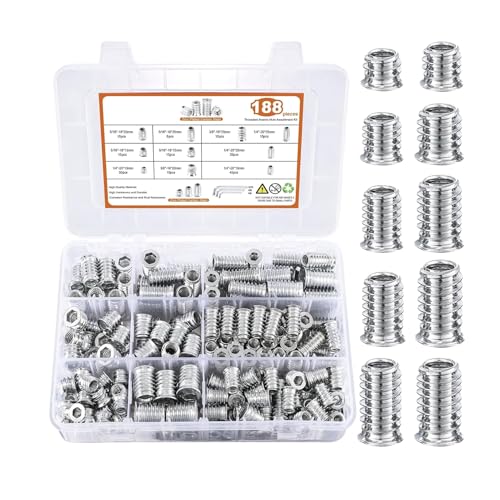Hexagon Socket Nuts Set, Hex Assortment Kit, Strong Bolt Fasteners, Includes Hex Spanner Tool, Organized Storage Box, for Fiberboard, Plywood, Pine, Furniture, Home Hardware Hexagon Socket Nuts Set, Hex Assortment Kit, Strong Bolt Fasteners, Includes Hex Spanner Tool, Organized Storage Box, for Fiberboard, Plywood, Pine, Furniture, Home Hardware von Bsbkoj