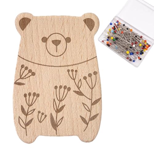 Magnetischer Nadelorganisator, niedlicher Cartoon-Pin-Halter, 1,5 x 0,12 x 0,02 Zoll mit 100 Nähclips, wiederverwendbar, Zubehör für Kleidung, Quilting und Basteln Magnetischer Nadelorganisator, niedlicher Cartoon-Pin-Halter, 1,5 x 0,12 x 0,02 Zoll mit 100 Nähclips, wiederverwendbar, Zubehör für Kleidung, Quilting und Basteln von Bsbkoj