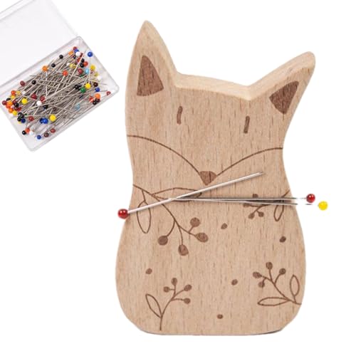 Magnetischer Nadelorganisator, niedlicher Cartoon-Pin-Halter, 1,5 x 0,12 x 0,02 Zoll mit 100 Nähclips, wiederverwendbar, Zubehör für Kleidung, Quilting und Basteln Magnetischer Nadelorganisator, niedlicher Cartoon-Pin-Halter, 1,5 x 0,12 x 0,02 Zoll mit 100 Nähclips, wiederverwendbar, Zubehör für Kleidung, Quilting und Basteln von Bsbkoj