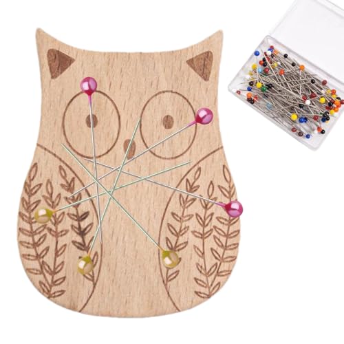 Magnetischer Nadelorganisator, niedlicher Cartoon-Pin-Halter, 1,5 x 0,12 x 0,02 Zoll mit 100 Nähclips, wiederverwendbar, Zubehör für Kleidung, Quilting und Basteln Magnetischer Nadelorganisator, niedlicher Cartoon-Pin-Halter, 1,5 x 0,12 x 0,02 Zoll mit 100 Nähclips, wiederverwendbar, Zubehör für Kleidung, Quilting und Basteln von Bsbkoj