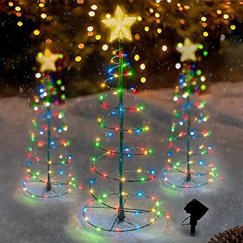 Mini Weihnachtsbaum Deko Led, Weihnachtsdeko Amerikanisch Outdoor, Neuheiten Metall Garten Solarleuchten Spiral Weihnachtsbeleuchtung Solar Stern Außen Gartenstecker Mit Beleuchtung Geschmückt Bunt Mini Weihnachtsbaum Deko Led, Weihnachtsdeko Amerikanisch Outdoor, Neuheiten Metall Garten Solarleuchten Spiral Weihnachtsbeleuchtung Solar Stern Außen Gartenstecker Mit Beleuchtung Geschmückt Bunt von Bseical