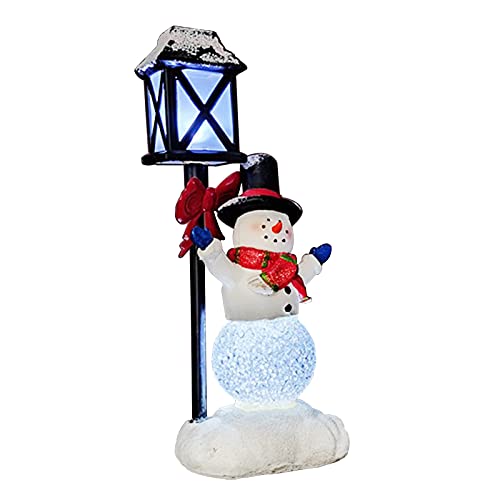 Weihnachtsbeleuchtung Lichterkette - Weihnachtsdeko Laterne Mit LED Beleuchtung, Innen Fenster Deko (Schneemann) von Bseical