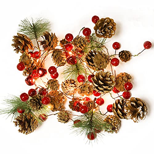 Weihnachtsgirlande LED Warmweiß Batterie, Girlande Weihnachten mit Beleuchtung Lichtergirlande Weihnachten Weihnachtsdeko, Beerengirlande Weihnachts Girlande Weihnachtsgeschenke Weihnachtsbeleuchtung Weihnachtsgirlande LED Warmweiß Batterie, Girlande Weihnachten mit Beleuchtung Lichtergirlande Weihnachten Weihnachtsdeko, Beerengirlande Weihnachts Girlande Weihnachtsgeschenke Weihnachtsbeleuchtung von Bseical