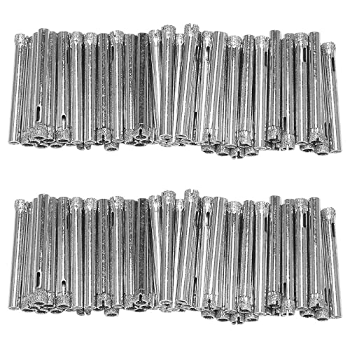 Bsowte 100 Stück Serie Diamant beschichtet Bohrer Set 6 mm Diamant Lochsäge geeignet für Fliesen, Glas, Keramik, Porzellan, Marmor Bsowte 100 Stück Serie Diamant beschichtet Bohrer Set 6 mm Diamant Lochsäge geeignet für Fliesen, Glas, Keramik, Porzellan, Marmor von Bsowte