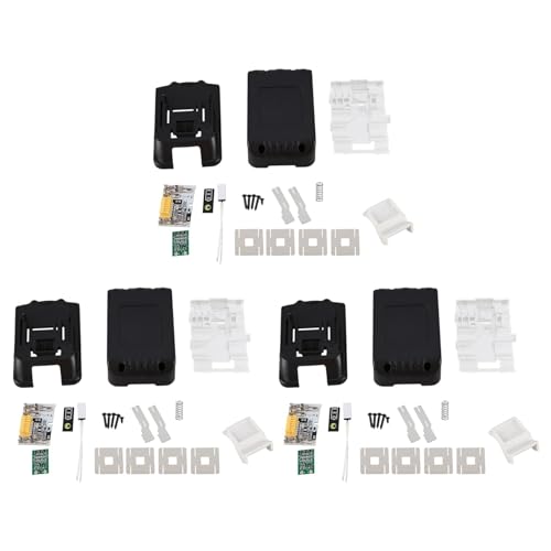 Bsowte 3 x Ersatz für 18 V BL1850 BL1830 Batteriebox mit PCB Schaltkreis Board LED-Anzeige Elektrowerkzeuge Batteriebox von Bsowte