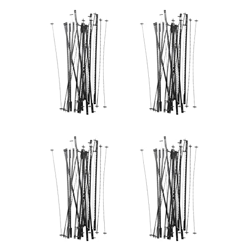 Bsowte Laubsägeblätter, 96 Stück, Laubsägeblätter aus AU Stahl, 127 mm mit Kreuzstift, 10/15/18/24 Zähne, Sägeblätter, Feinschnitt, Standard Bsowte Laubsägeblätter, 96 Stück, Laubsägeblätter aus AU Stahl, 127 mm mit Kreuzstift, 10/15/18/24 Zähne, Sägeblätter, Feinschnitt, Standard von Bsowte