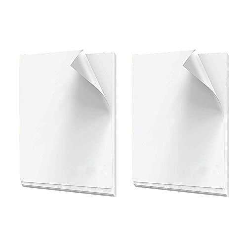 Bsowte Selbstklebendes Vinylpapier, wasserdicht, bedruckbar, für Tintenstrahl- und Drucker, 210 x 280 mm, 60 Blatt von Bsowte