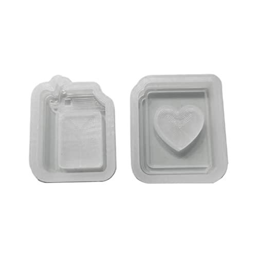 Btgghytr Silikonformen für Harz, Handwerk, Harz, Shaker, Gießen, Epoxid-Silikonform, Harz, Epoxidharz, Schmuck, Formen für Anhänger von Btgghytr