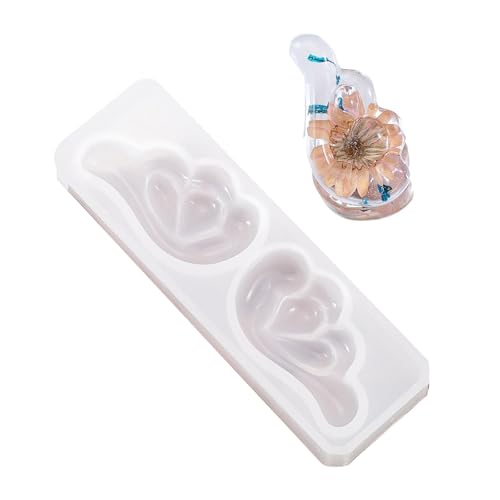 Flügel-Silikonform für Kristall-Epoxidharz, Schmuckherstellung, Kunsthandwerk, Kunstprojekte mit künstlerischem Design, Harzform für Schmuck von Btgghytr