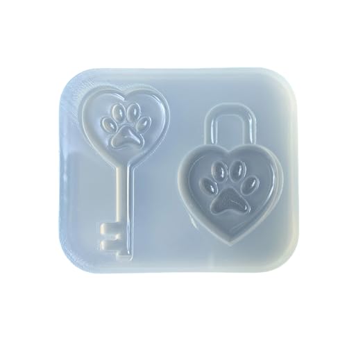 Silikonform für Haustierliebhaber, Schlüsselanhänger mit detailliertem Katzenpfoten-Design für Epoxidharz, Schmuckherstellung, Partygeschenk, lebensmittelechtes Silikon, Schmuckform Silikonform für Haustierliebhaber, Schlüsselanhänger mit detailliertem Katzenpfoten-Design für Epoxidharz, Schmuckherstellung, Partygeschenk, lebensmittelechtes Silikon, Schmuckform von Btgghytr