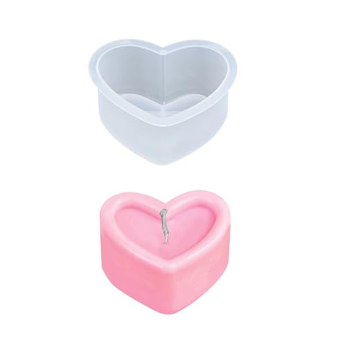 Vielseitige Silikon-Backform für Dessert, Seife, Dessert, Herzformen, antihaftbeschichtete Oberflächen, Partyformen, flexibles Formen-Set von Btgghytr
