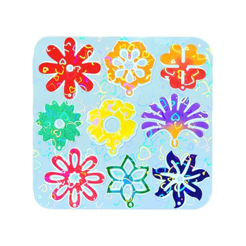 Wiederverwendbare Blumen-Silikonform, lebensmittelecht, holografische Oberflächen für Bastelarbeiten, Kunstharz, Kunst und Familienaktivitäten, holografische Epoxidharz-Form Wiederverwendbare Blumen-Silikonform, lebensmittelecht, holografische Oberflächen für Bastelarbeiten, Kunstharz, Kunst und Familienaktivitäten, holografische Epoxidharz-Form von Btgghytr