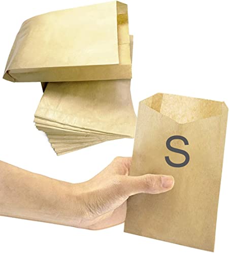 Kraft Papiertüten Braun ohne Griffe, für Sandwiches, Brot, Gebäck, Kuchen, Obst, Snacks, Kunsthandwerk, Geschenktüten Partytüten aus Papier Kraftpapiertüten für Geburtstagsfeiern (20x12cm 200units) Kraft Papiertüten Braun ohne Griffe, für Sandwiches, Brot, Gebäck, Kuchen, Obst, Snacks, Kunsthandwerk, Geschenktüten Partytüten aus Papier Kraftpapiertüten für Geburtstagsfeiern (20x12cm 200units) von Buabi