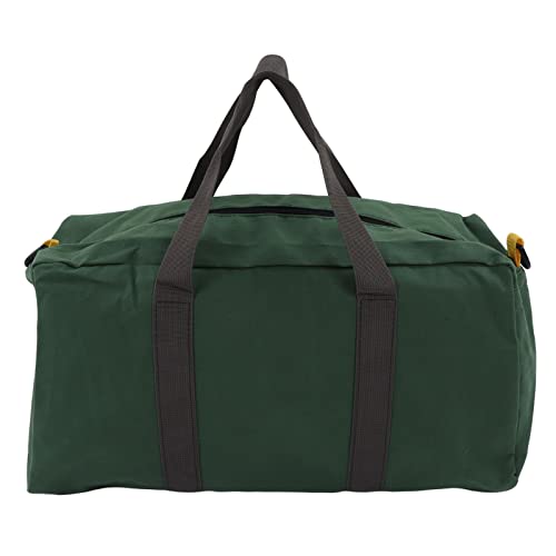 Buachois Tragbare Werkzeugtasche Leer 50x26x19cm Große Leinwand Wasserdicht Tool Bag mit Griff, Mehrzweck Verschleißfest Werkzeugkoffer Elektriker Zimmerei Werkzeug Organizer Tasche von Buachois