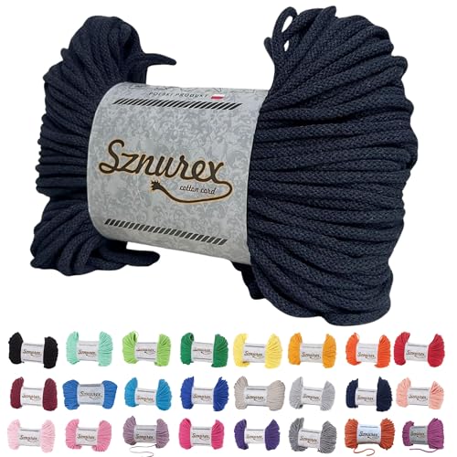 Makramee Garn 5mm x 100m Baumwollschnur Perfekt für DIY, Garn für Makramee-Schnur über 40 Farben Oeko-TEX Zertifiziert - Baumwollkordel, Baumwollgarn mit Polyesterkern 5mm Makramee Garn 5mm x 100m Baumwollschnur Perfekt für DIY, Garn für Makramee-Schnur über 40 Farben Oeko-TEX Zertifiziert - Baumwollkordel, Baumwollgarn mit Polyesterkern 5mm von Bubble Brothers