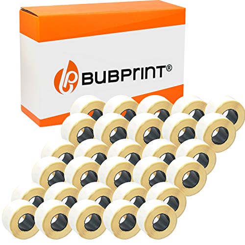 Bubprint 30 Etiketten kompatibel als Ersatz für Dymo 99010 S0722370 für Labelwriter 310 320 330 Turbo 400 Twin Turbo Duo 450 Twin Turbo Duo SE450 28MMX89MM Weiß von Bubprint