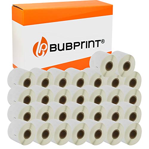 Bubprint 30 Etiketten kompatibel als Ersatz für Dymo 99015 S0722440 für Labelwriter 310 320 330 Turbo 400 Twin Turbo Duo 450 Twin Turbo Duo SE450 54MM X 70MM von Bubprint