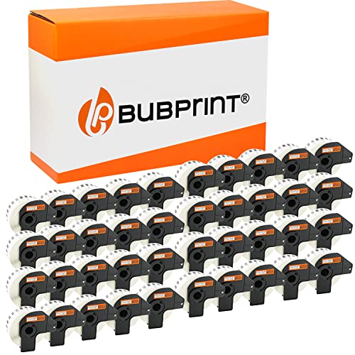 Bubprint 40 Etiketten kompatibel als Ersatz für Brother DK-22210 DK22210 für P-Touch QL1050 QL1060N QL500BW QL550 QL560 QL570 QL580N QL700 QL710W QL720NW QL810W von Bubprint