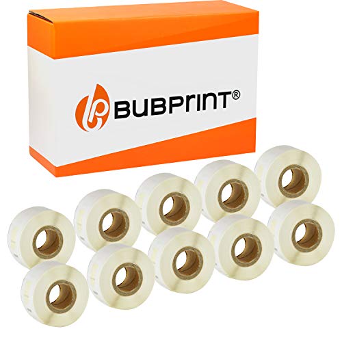 Bubprint 10 Etiketten kompatibel als Ersatz für Dymo 11352 S0722520 für Labelwriter 310 320 330 Turbo 400 Twin Turbo Duo 450 Twin-Turbo Duo SE450 25 mm x 54 mm Bubprint 10 Etiketten kompatibel als Ersatz für Dymo 11352 S0722520 für Labelwriter 310 320 330 Turbo 400 Twin Turbo Duo 450 Twin-Turbo Duo SE450 25 mm x 54 mm von Bubprint