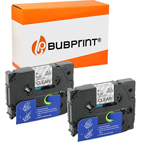Bubprint 2 Schriftbänder kompatibel als Ersatz für Brother TZE-121 TZE 121 für P-Touch 1280 2430PC 2730VP 3600 9500PC 9700PC D400VP D600VP H100LB H105 P700 P750W Schwarz auf Transparent Bubprint 2 Schriftbänder kompatibel als Ersatz für Brother TZE-121 TZE 121 für P-Touch 1280 2430PC 2730VP 3600 9500PC 9700PC D400VP D600VP H100LB H105 P700 P750W Schwarz auf Transparent von Bubprint
