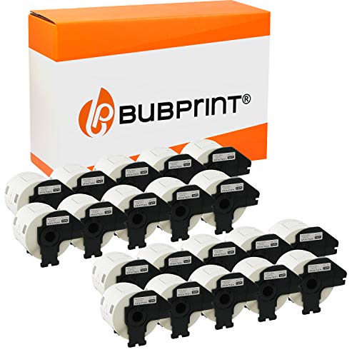 Bubprint 20 Etiketten kompatibel als Ersatz für Brother DK 11202 DK-11202 für P-Touch QL1050 QL1060N QL500 QL550 QL560 QL570 QL580N QL700 QL710W QL720NW QL810W von Bubprint