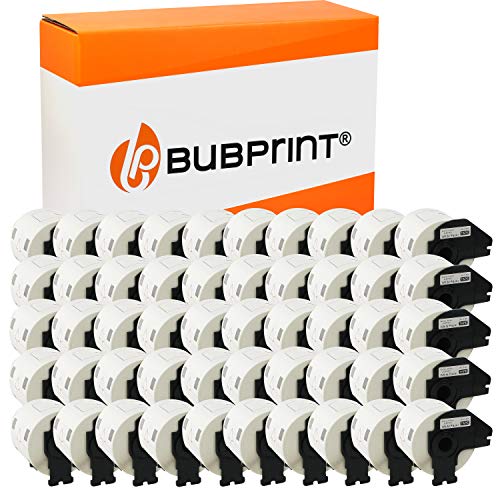 Bubprint 50 Etiketten kompatibel als Ersatz für Brother DK 11202 DK-11202 für P-Touch QL1050 QL1060N QL500 QL550 QL560 QL570 QL580N QL700 QL710W QL720NW QL810W von Bubprint