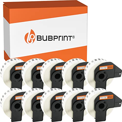 Bubprint Kompatibel 10 Etiketten als Ersatz für Brother DK-22210 DK 22210 für P-Touch QL1050 QL1060N QL500BW QL550 QL560 QL570 QL580N QL700 QL710W QL720NW QL810W von Bubprint