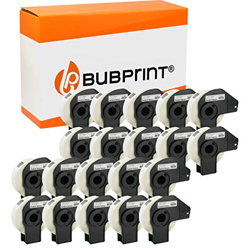 Bubprint 20 Etiketten kompatibel als Ersatz für Brother DK-11204 DK 11204 für P-Touch QL1050 QL1060N QL500 QL550 QL560 QL570 QL580N QL700 QL710W QL720NW 17x54mm von Bubprint
