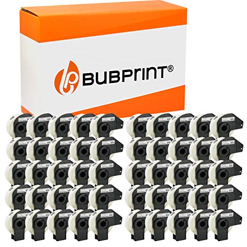 Bubprint 50 Etiketten kompatibel als Ersatz für Brother DK-11204 DK 11204 für P-Touch QL1050 QL1060N QL500 QL550 QL560 QL570 QL580N QL700 QL710W QL720NW 17x54mm von Bubprint